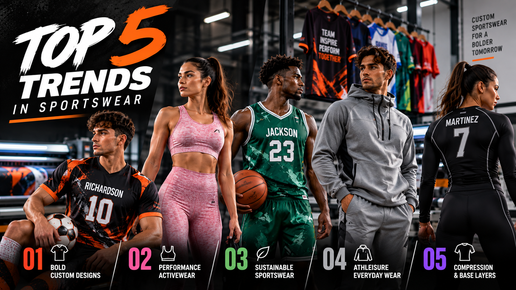 Top 5 trends in sportswear